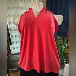 Michael Michael Kors ruffled trimmed blouse